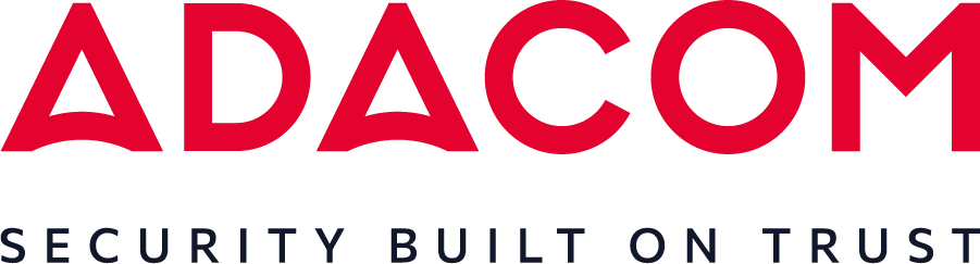 Adacom Logo RGB Red Transparent Tag